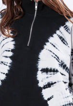Load image into Gallery viewer, Religion Jade Sweatshirt  Tie Dye Black/White