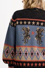 Load image into Gallery viewer, SUGARHILL  Yvette Cardigan Multi,Climbing Tigers