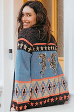 Load image into Gallery viewer, SUGARHILL  Yvette Cardigan Multi,Climbing Tigers