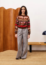 Load image into Gallery viewer, FRNCH Cardigan Abyssin Ice Brown