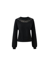 Load image into Gallery viewer, FRNCH Sweater Peony Black