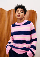 Load image into Gallery viewer, FRNCH Sweater Himalayan Pink Stripes