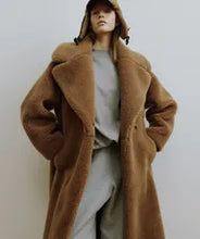 Load image into Gallery viewer, MOLLIOLLI Franc Faux Fur Coat  Tobacco Brown