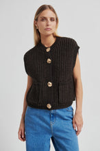 Load image into Gallery viewer, SECOND FEMALE  Ulrikke Chocolate Torte Knit Vest