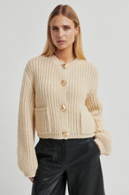 Load image into Gallery viewer, SECOND FEMALE Ulrikke Knit Cardigan Soft Beige