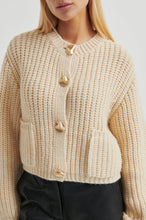 Load image into Gallery viewer, SECOND FEMALE Ulrikke Knit Cardigan Soft Beige