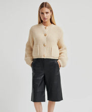 Load image into Gallery viewer, SECOND FEMALE Ulrikke Knit Cardigan Soft Beige