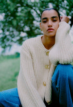 Load image into Gallery viewer, SECOND FEMALE Ulrikke Knit Cardigan Soft Beige