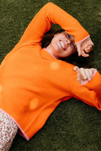 Load image into Gallery viewer, SUGARHILL  Helena Jumper Orange,Pink Tippings