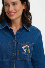 Load image into Gallery viewer, SUGARHILL Dita Denim Jacket Mid Blue Denim