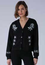 Load image into Gallery viewer, RELIGION CLOTHING Love Cardigan  Black and White