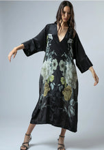 Load image into Gallery viewer, RELIGION CLOTHING Fiona Kaftan  Floral Print Yellow/Black