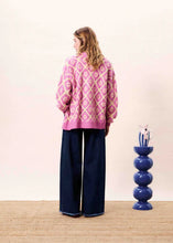 Load image into Gallery viewer, FRNCH Marmara Cardigan Pink/Beige