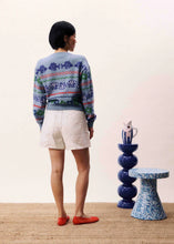Load image into Gallery viewer, FRNCH Federica Light Blue Cardigan