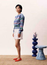 Load image into Gallery viewer, FRNCH Federica Light Blue Cardigan