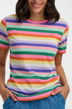 Load image into Gallery viewer, SUGAR HILL Maggie T Shirt Multi Candy Stripe