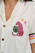 Load image into Gallery viewer, SUGAR HILL Michelle Shirt Off White Pink Leopard