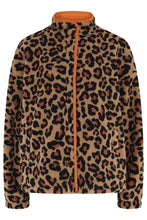 Load image into Gallery viewer, SUGAR HILL Remi Popper Fleece Brown/Leopard