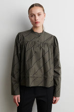 Load image into Gallery viewer, SECOND FEMALE Jasmina Blouse Black Olive