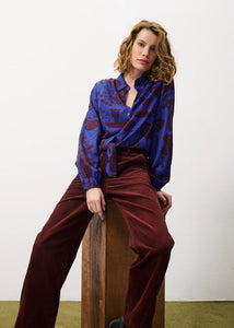 FRNCH. Elysa Trousers Bordeaux