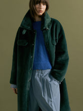 Load image into Gallery viewer, MOLLIOLLI. Coco Forest Green Coat