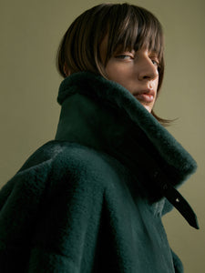 MOLLIOLLI. Coco Forest Green Coat