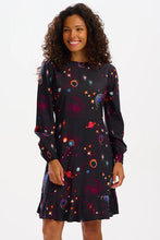 Load image into Gallery viewer, Sugar Hill  Juliette Dress  Black/Colourful Universe