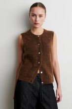 Load image into Gallery viewer, SECOND FEMALE Brook Knit Button Vest Carafe