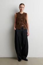 Load image into Gallery viewer, SECOND FEMALE Brook Knit Button Vest Carafe