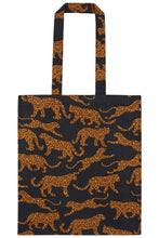 Load image into Gallery viewer, SugarHill. Hope Tote Bag Black/Tan Large Leopard