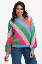 Load image into Gallery viewer, Sugar Hill. Essie Jumper Multi Diagonal Stripe