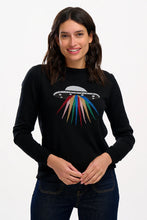 Load image into Gallery viewer, SugarHill  Astrid Jumper Black Rainbow UFO