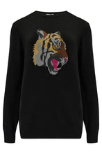 Load image into Gallery viewer, SugarHill. Astrid Jumper Black Roaring Tiger