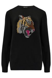 SugarHill. Astrid Jumper Black Roaring Tiger