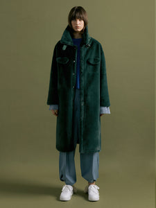 MOLLIOLLI. Coco Forest Green Coat