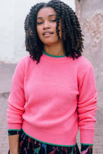 Load image into Gallery viewer, SugarHill  Helena Jumper Pink Contrast Tipping