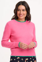 Load image into Gallery viewer, SugarHill  Helena Jumper Pink Contrast Tipping