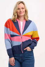 Load image into Gallery viewer, SugarHill. Solana  Knitted  Bomber Multi Sunrays