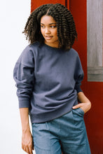 Load image into Gallery viewer, SugarHill. Eadie Relaxed Sweatshirt  Charcoal Tiger and Stars