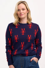 Load image into Gallery viewer, SugarHill. Rosie Jumper Navy Lobster Repeat