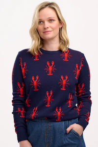 SugarHill. Rosie Jumper Navy Lobster Repeat
