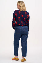 Load image into Gallery viewer, SugarHill. Rosie Jumper Navy Lobster Repeat
