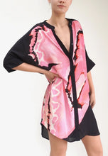 Load image into Gallery viewer, Religion. Ascent Tunic Black &amp; Pink