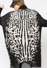 Load image into Gallery viewer, Religion Glitch Cardigan Black/White